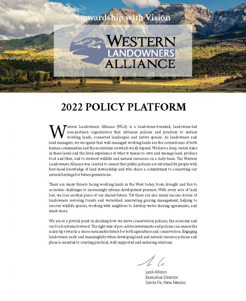Cover from WLA 2022 Policy Platform _vF_ForWeb
