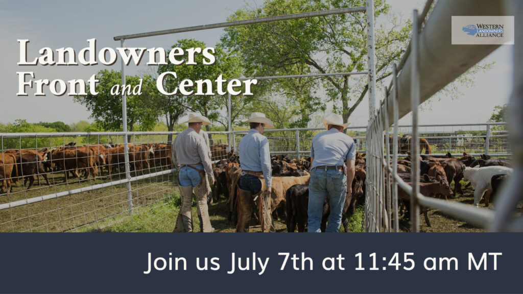 Events Western Landowners Alliance