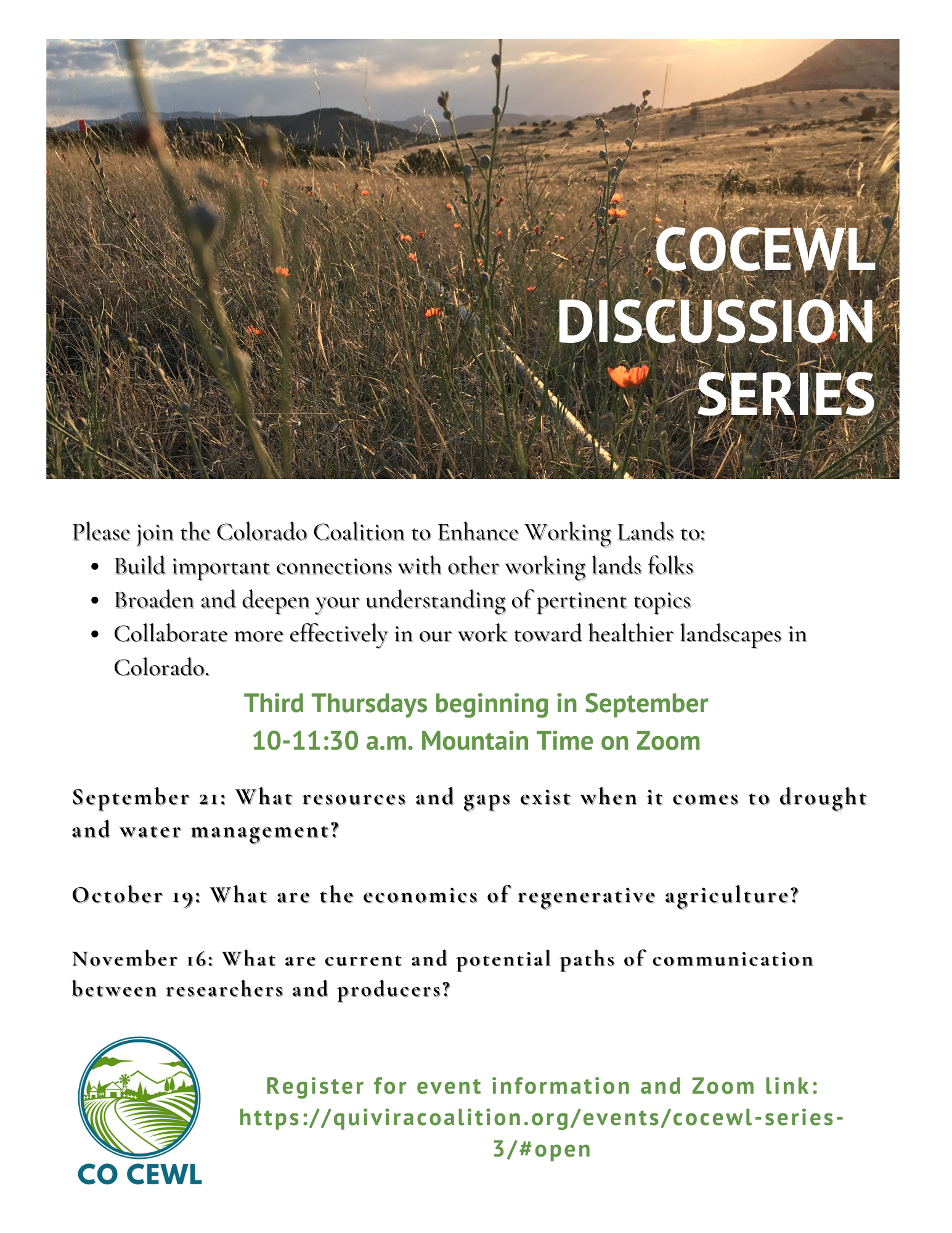 COCEWL Discussion Series