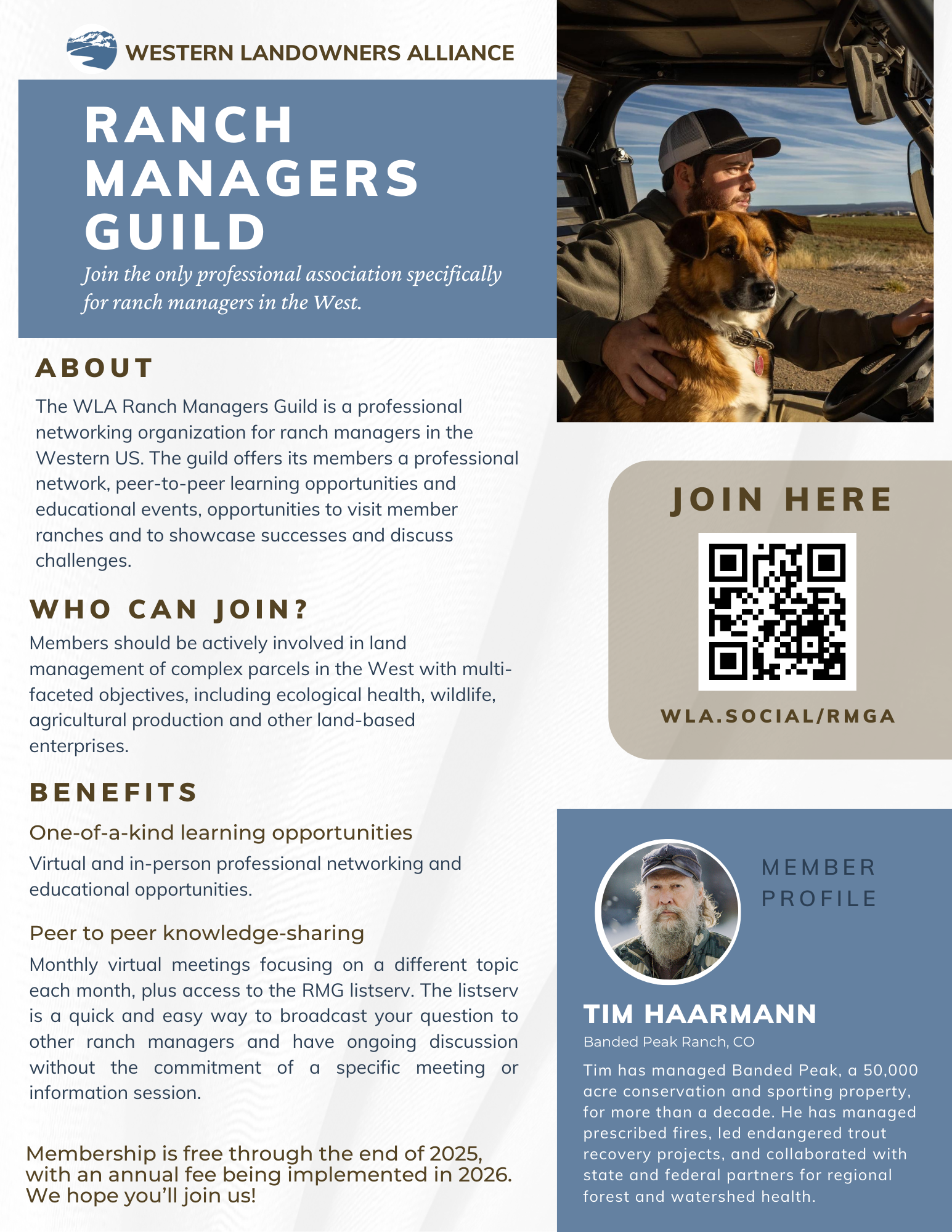 WLA Ranch Managers Guild Flyer
