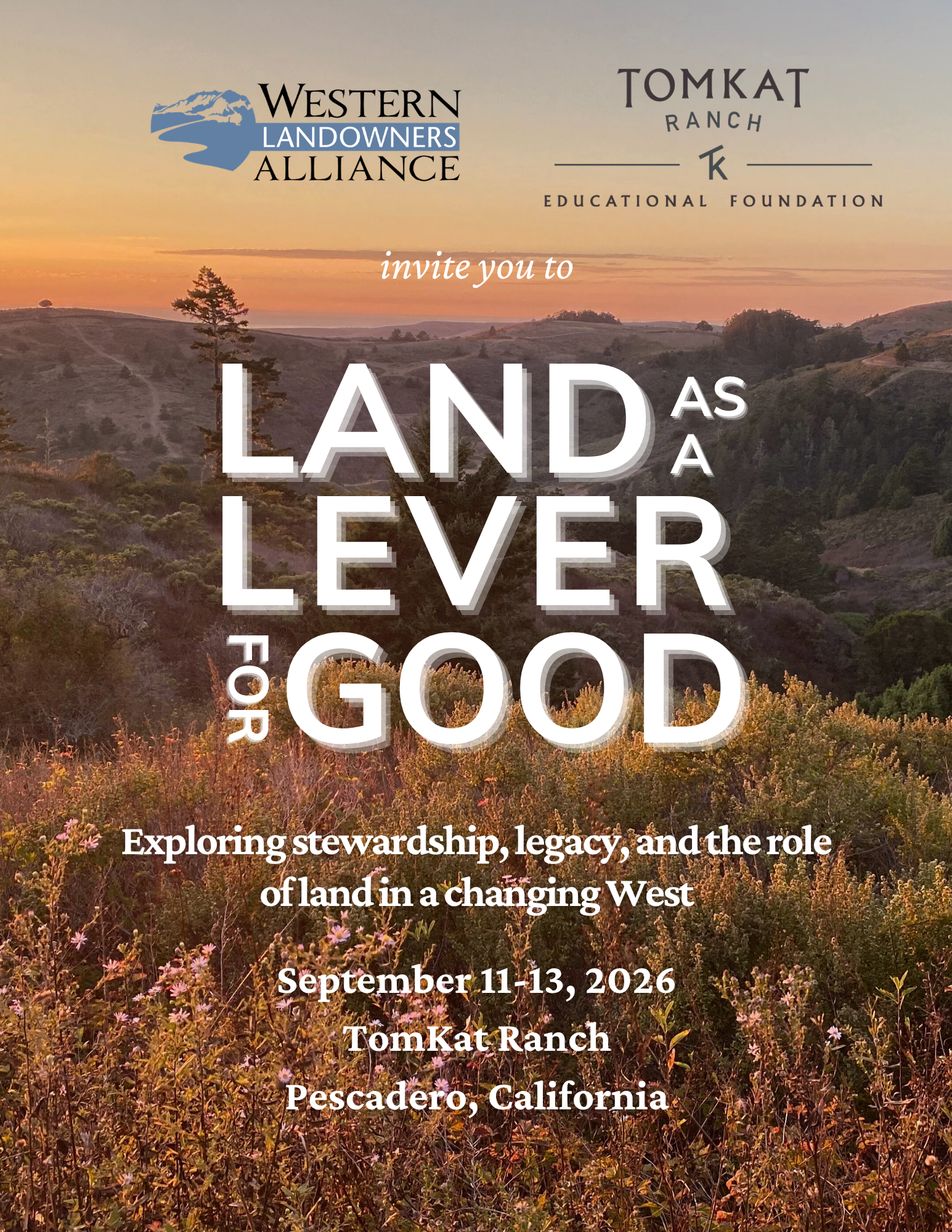 Land as a Lever 2026 Invitation